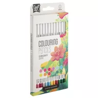 Colorat Flowers set de creioane 12 bucăți