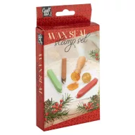 Colorat Rose Set de sigiliu din ceară de Crăciun