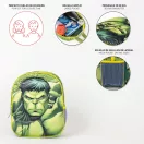Avengers Rucsac 3D Hulk, geantă 31 cm