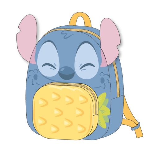 Disney Lilo și Stitch Ananas rucsac de pluș, geantă 22 cm