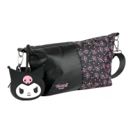   Hello Kitty Black Kuromi geantă, geantă de umăr cu portofel 27 cm