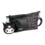 Hello Kitty Black Kuromi geantă, geantă de umăr cu portofel 27 cm