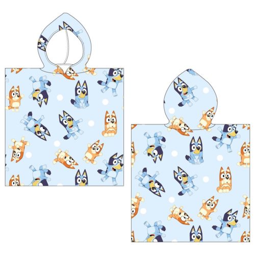 Bluey poncho prosop de plajă 50x115 cm