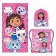 Gabby's Dollhouse set prosop, sac de gimnastică, șapcă de baseball