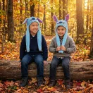 Disney Lilo și Stitch Blue căciulă pentru copii cu urechi mobile