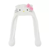 Hello Kitty White căciulă pentru copii cu urechi mobile
