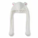 Hello Kitty White căciulă pentru copii cu urechi mobile