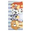 Bluey Happy Moments prosop de baie, prosop de plajă 70x140cm (Uscare Rapidă)