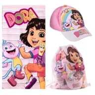   Dora Exploratoarea Adventure Set prosop Dora exploratoarea, geantă sport, șapcă de baseball