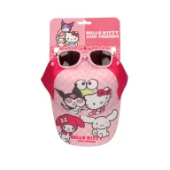   Hello Kitty Friends set de ochelari de soare și șapcă de baseball