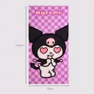 Hello Kitty Kuromi Heart prosoape de baie, prosop de plaja 70x140cm (Fast Dry)
