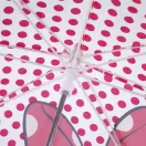 Disney Minnie Dots umbrelă transparentă pentru copii Ø71 cm