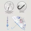 Disney Regatul de gheață Ice Queen umbrelă transparentă pentru copii Ø71 cm