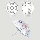 Disney Regatul de gheață Ice Queen umbrelă transparentă pentru copii Ø71 cm