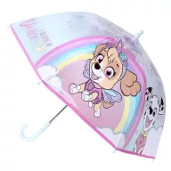   Patrula Cățelușilor Believe in Unicorns umbrelă transparentă pentru copii Ø71 cm