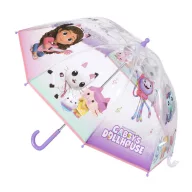   Gabby's Dollhouse umbrelă transparentă pentru copii Ø71 cm