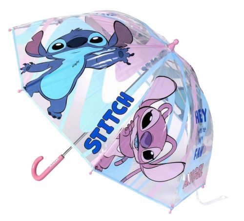 Disney Lilo și Stitch Angel copii umbrelă transparentă Ø71 cm