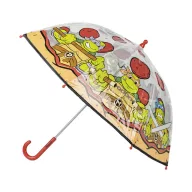   Țestoasele Ninja Pizza umbrelă transparentă pentru copii Ø71 cm