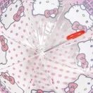 Hello Kitty Dots umbrelă transparentă pentru copii Ø71 cm