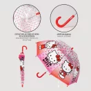 Hello Kitty Dots umbrelă transparentă pentru copii Ø71 cm