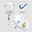 Real Madrid One Color umbrelă transparentă pentru copii Ø71 cm