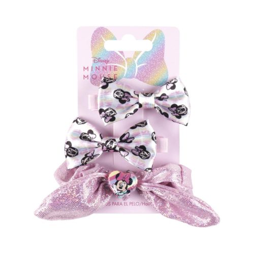 Disney Minnie  Set de 3 bucăți elastice și agrafe de păr