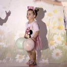 Disney Minnie  Set fustă roz și bentiță pentru copii