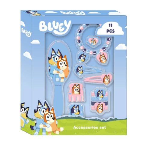 Bluey set accesorii de păr de 11 bucăți