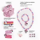 Disney Minnie Pink set de accesorii de păr și bijuterii, 15 piese