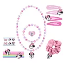 Disney Minnie Pink set de accesorii de păr și bijuterii, 15 piese