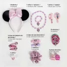 Disney Minnie Makeover set bijuterii și accesorii de păr