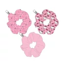 Hello Kitty Scrunchie Set elastice de păr 3 bucăți