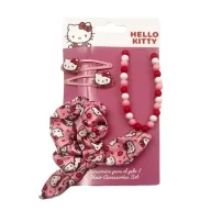 Hello Kitty Pink set de coliere și accesorii pentru păr