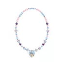 Bluey Heart colier cu mărgele