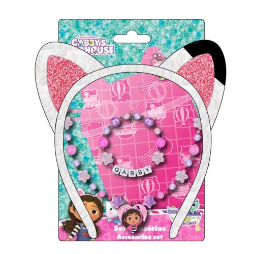 Gabby's Dollhouse Flower set de bijuterii și bentită
