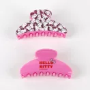 Hello Kitty Pink set de agrafe de păr, 2 bucăți
