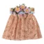 Disney Vaiana Flowers set de fustă și bentiță pentru copii 3 - 8 ani / 98 - 128 cm