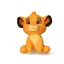 Disney Regele Leu Simba Figurina 3D de pluș cu agățătoare, decor pentru geantă 13 cm