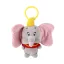 Disney Dumbo Grey Figurină plușată 3D cu agățătoare, decorație pentru geantă 13 cm