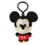 Disney Mickey  Smile Figurină din pluș 3D cu agățătoare, decorațiune pentru geantă 13 cm