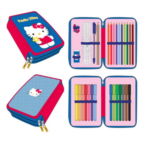 Hello Kitty Blue penar echipat cu 2 etaje