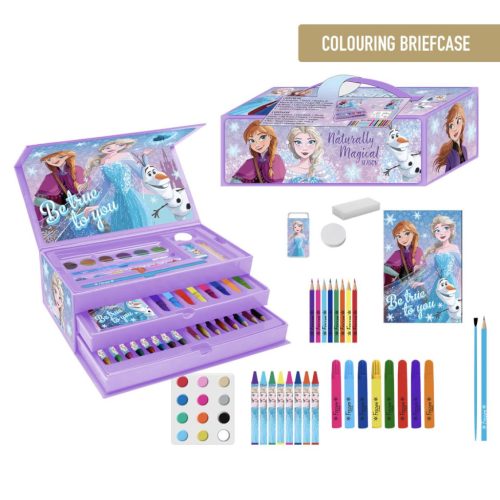 Disney Regatul de gheață Be True set de papetărie în valiză