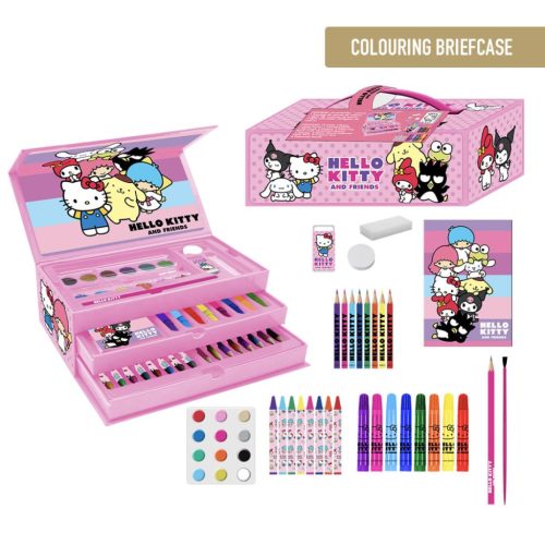 Hello Kitty Friends set de papetărie în valiză