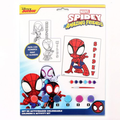 Omul Păianjen Spidey Friends set de pictură după numere