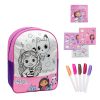 Gabby's Dollhouse Gabdorable  Rucsac colorabil, geantă 38 cm
