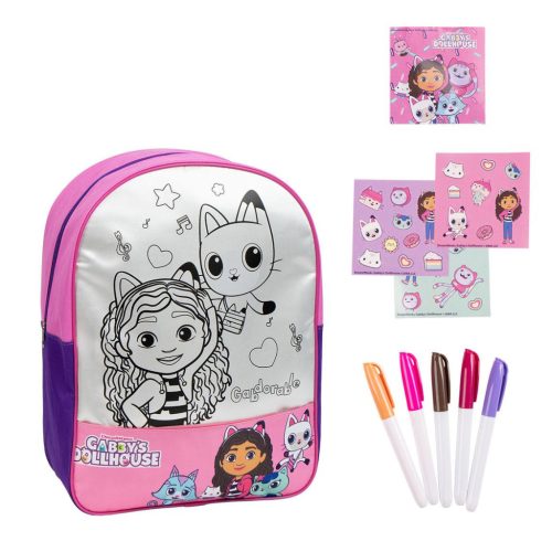 Gabby's Dollhouse Gabdorable  Rucsac colorabil, geantă 38 cm