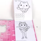 Gabby's Dollhouse Funny set de caiet de colorat cu șablon