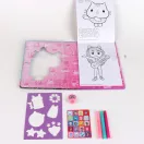Gabby's Dollhouse Funny set de caiet de colorat cu șablon