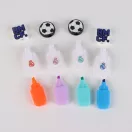 Real Madrid Ball Set mini evidențiatoare text, 4 bucăți