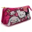 Hello Kitty Kawaii Cuties Penar cu 3 compartimente 23 cm